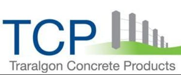 Logo of Traralgon Concrete Products