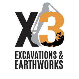 Logo of X3 Excavations & Earthworks