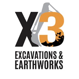 Logo of X3 excavations & earthworks