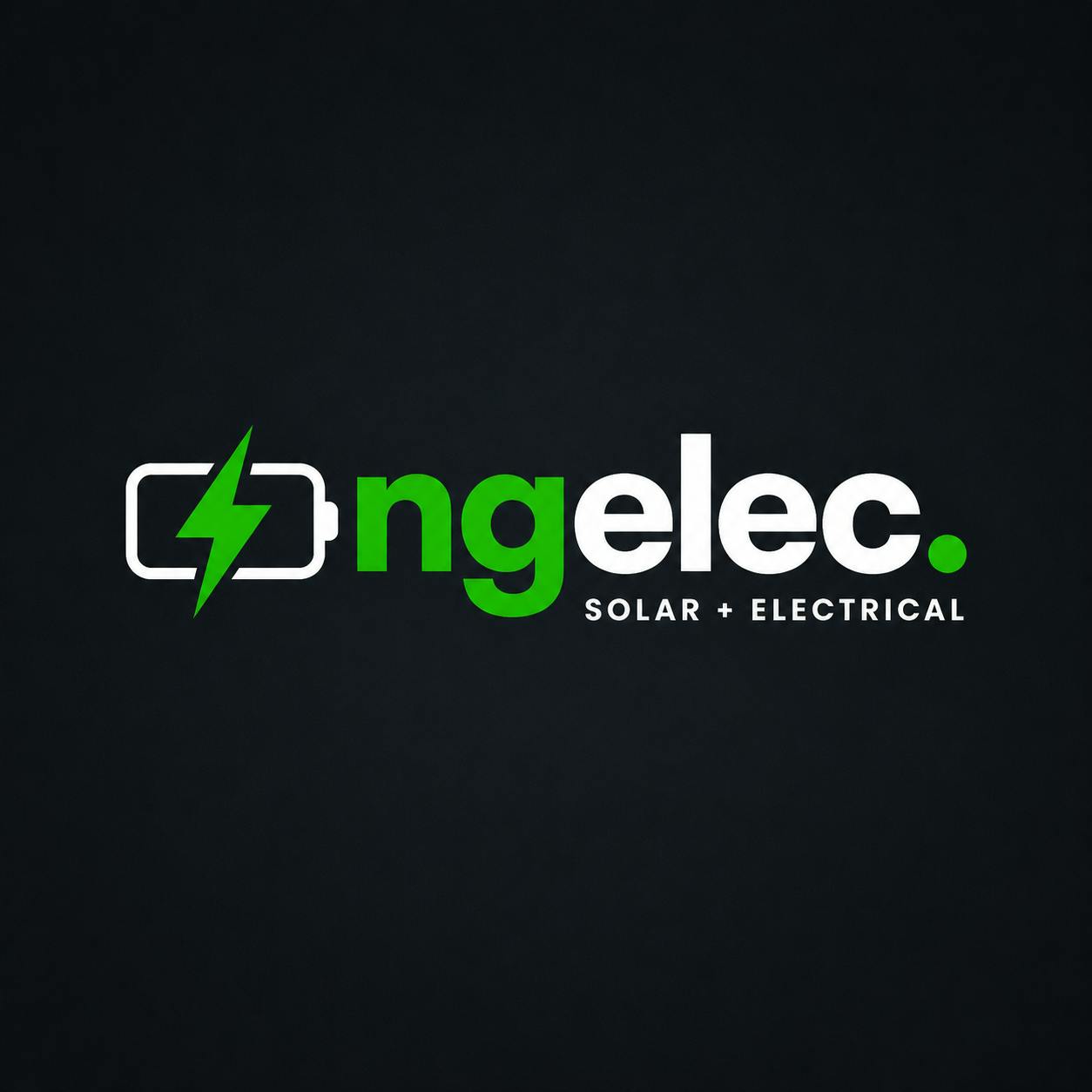 Logo of NG Elec | Solar + Electrical