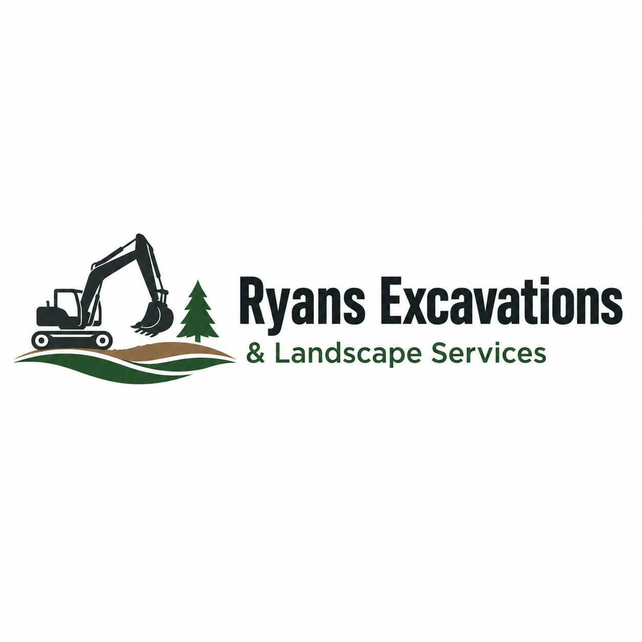 Logo of Ryans Excavations & Landscape services