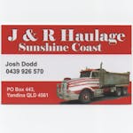 Logo of J & R Haulage Sunshine coast