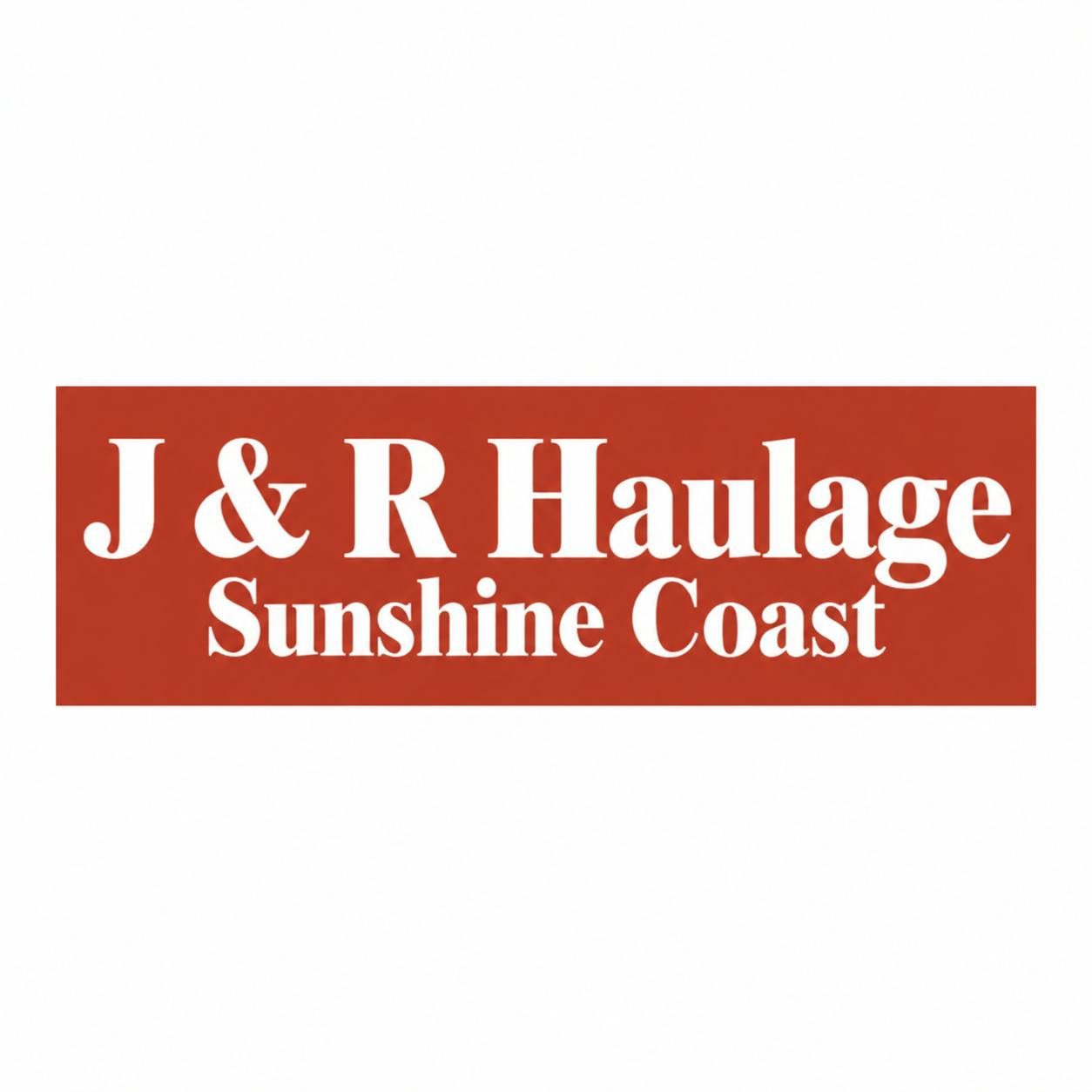 Logo of J & R Haulage Sunshine coast