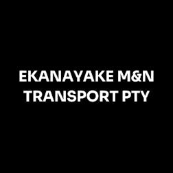 Logo of EKANAYAKE M&N TRANSPORT PTY