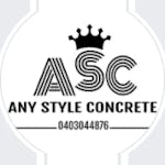 Logo of Any Style CONCRETING