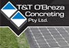 Logo of T & T O'Breza Concreting Pty Ltd