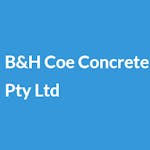 Logo of B & H Coe Concreting