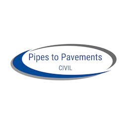Logo of Pipes To Pavements Civil