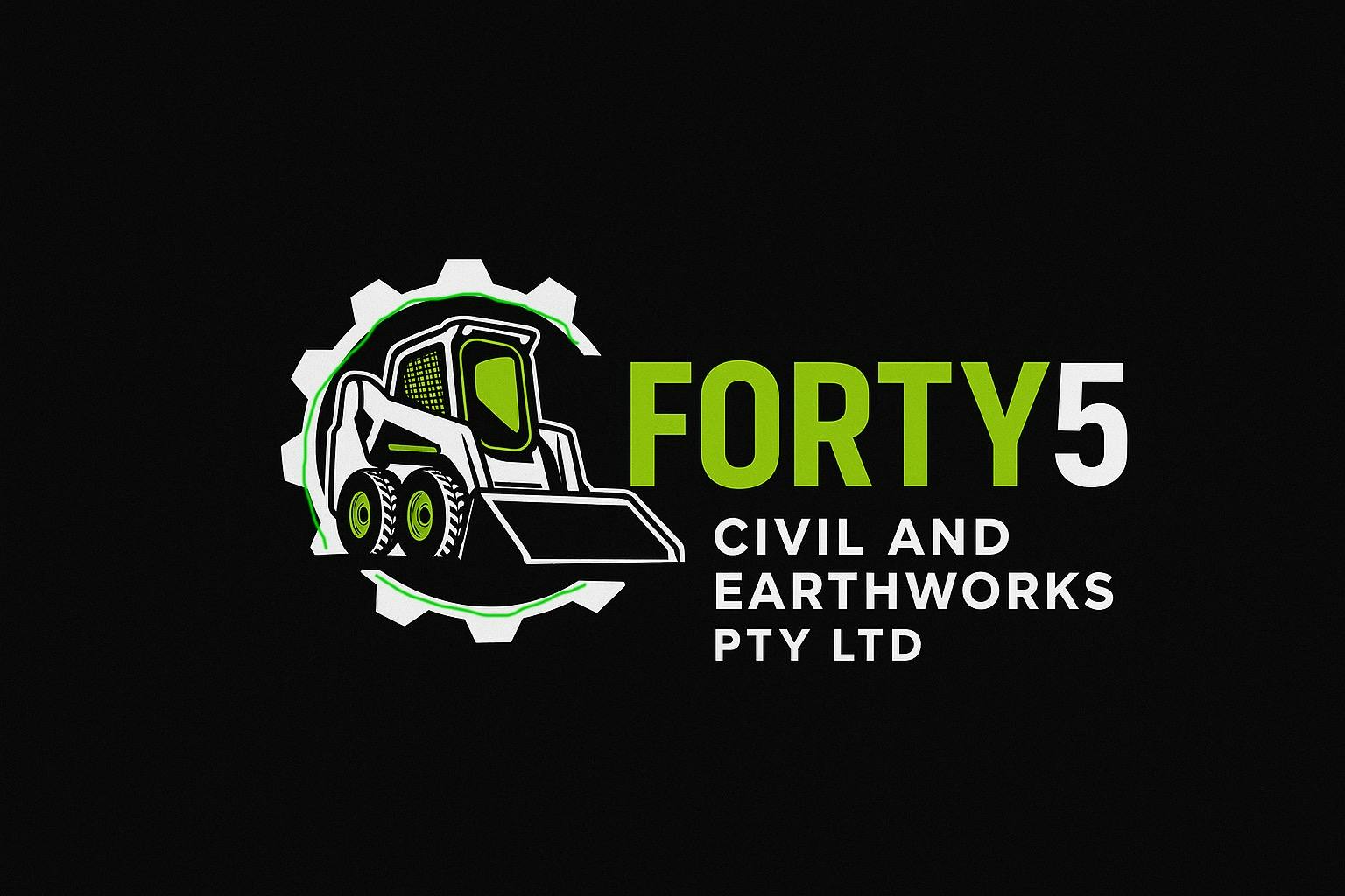 Logo of Forty5 civil and earthworks pty Ltd