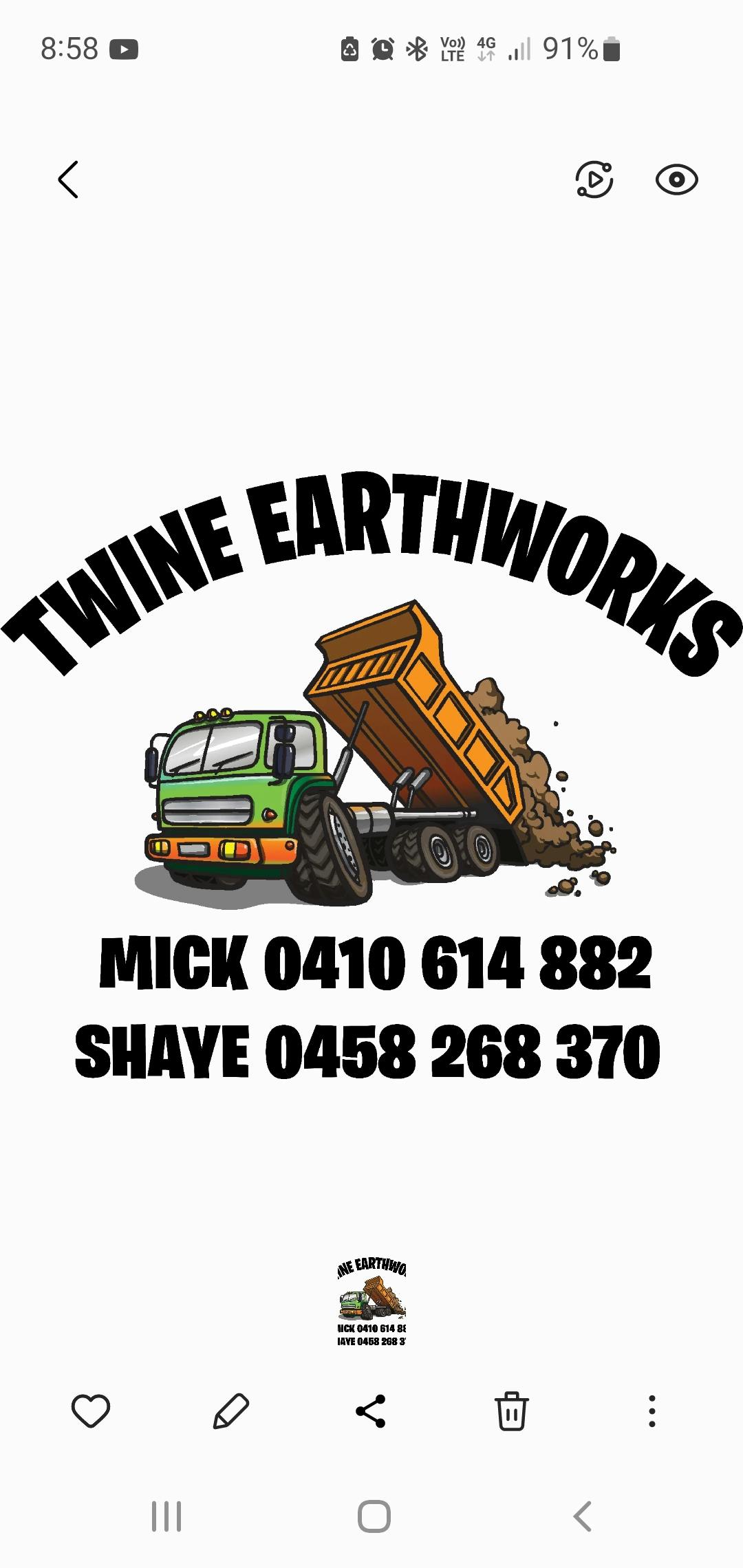 Logo of Twine Earthworks And Haulage