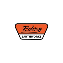 Logo of Robson earthworks