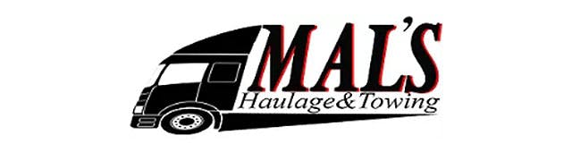 Logo of mal's haulage and towing