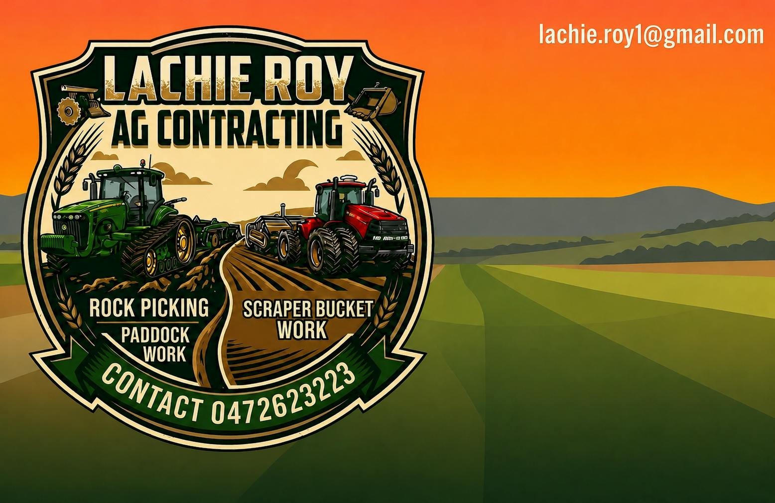 Logo of Lachie Roy ag contracting