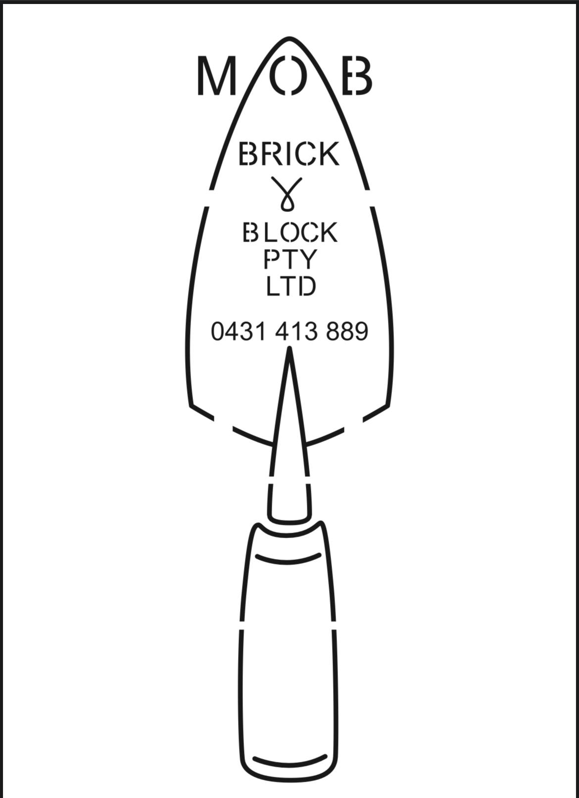 Logo of MOB BRICK & BLOCKLAYING PTY LTD