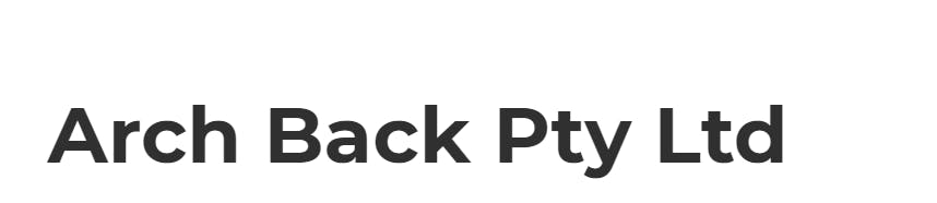 Logo of Arch back pty Ltd