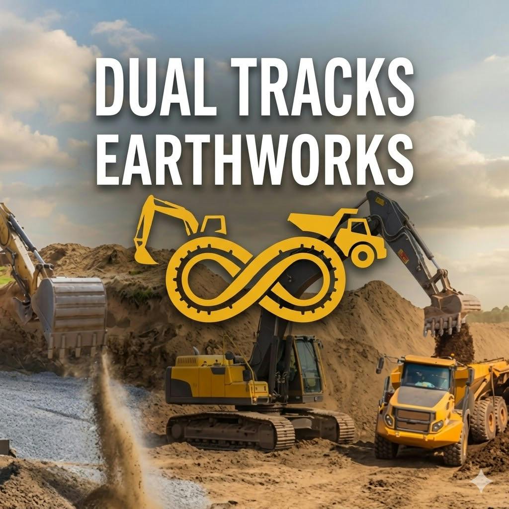 Logo of Dual Tracks Earthworks