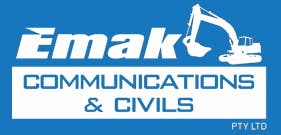 Logo of EMAK Communications & Civils Pty Ltd