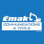 Logo of EMAK Communications & Civils Pty Ltd