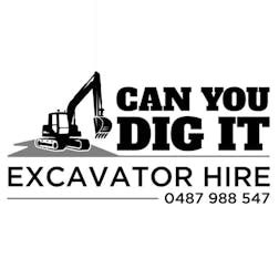 Logo of Can You Dig It Excavator Hire