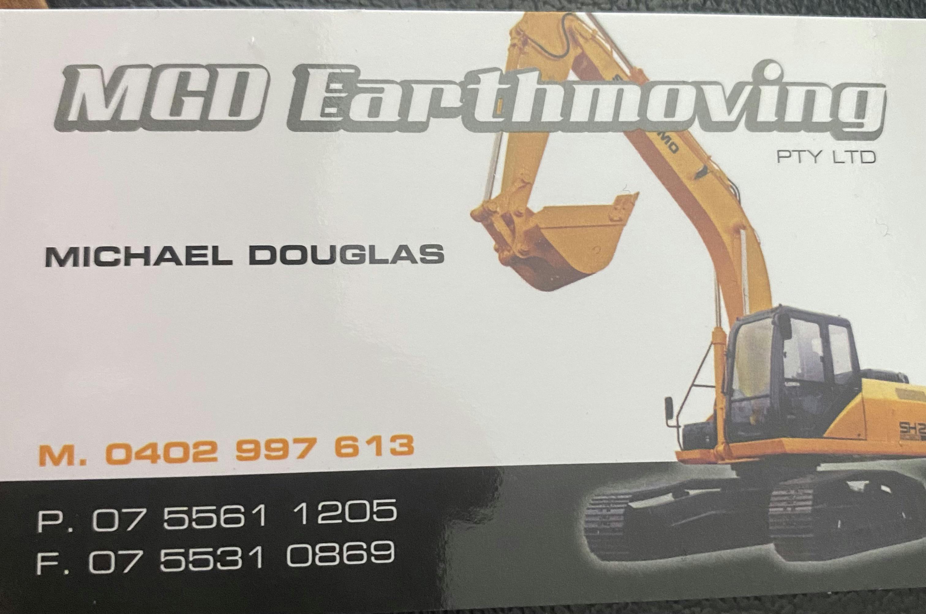 Logo of MGD Earthmoving Pty ltd