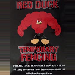 Logo of Red Duck Temporary Fencing