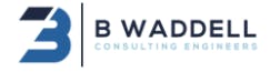 Logo of B. Waddell Consulting Engineers