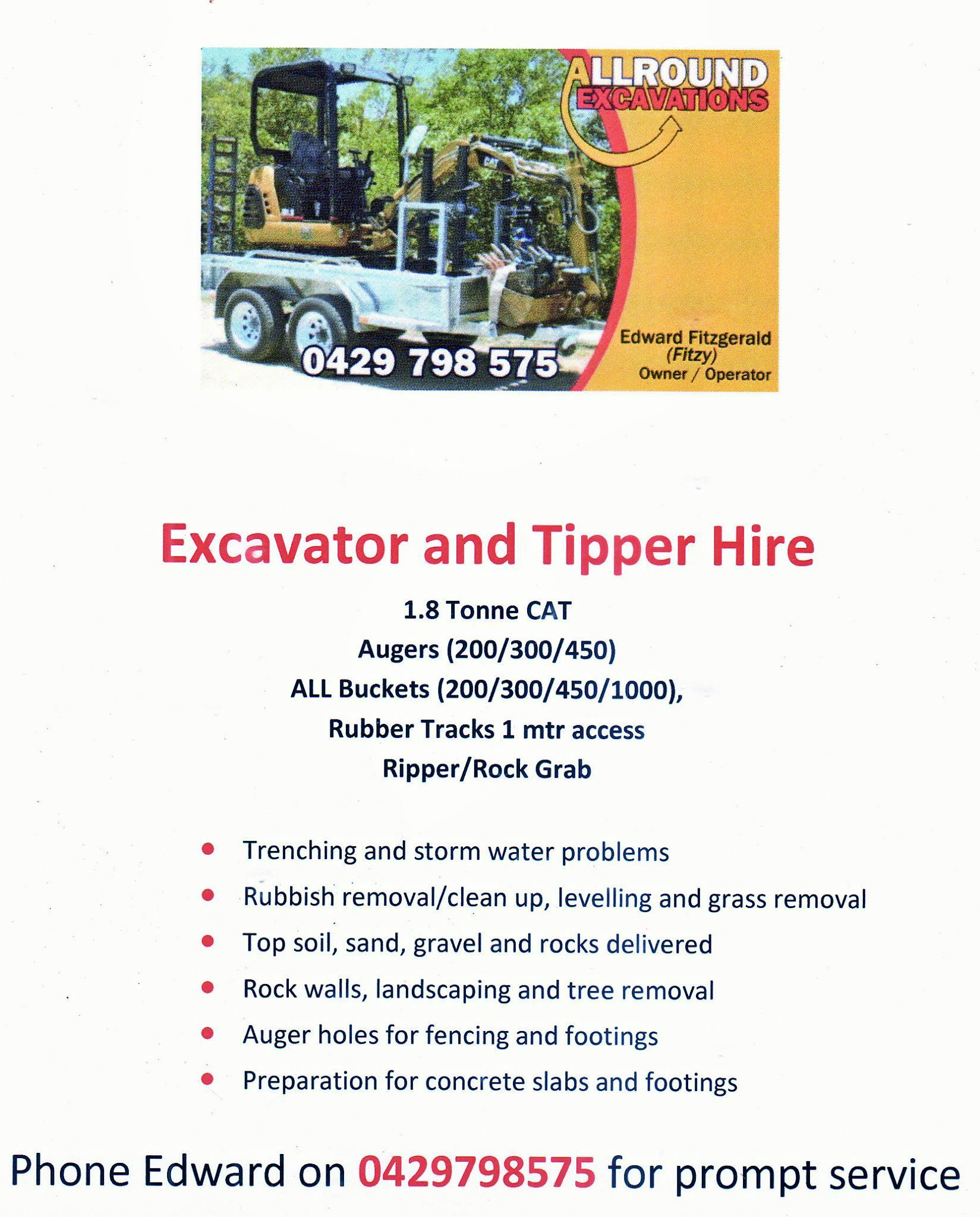 Logo of All Round Excavations