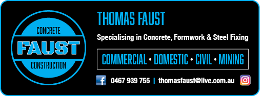 Logo of Faust Concrete Construction Pty Ltd