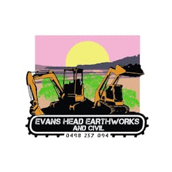 Logo of Evans head earthworks and civil