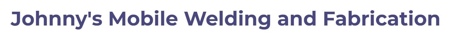 Logo of Johnny's Mobile Welding and Fabrication