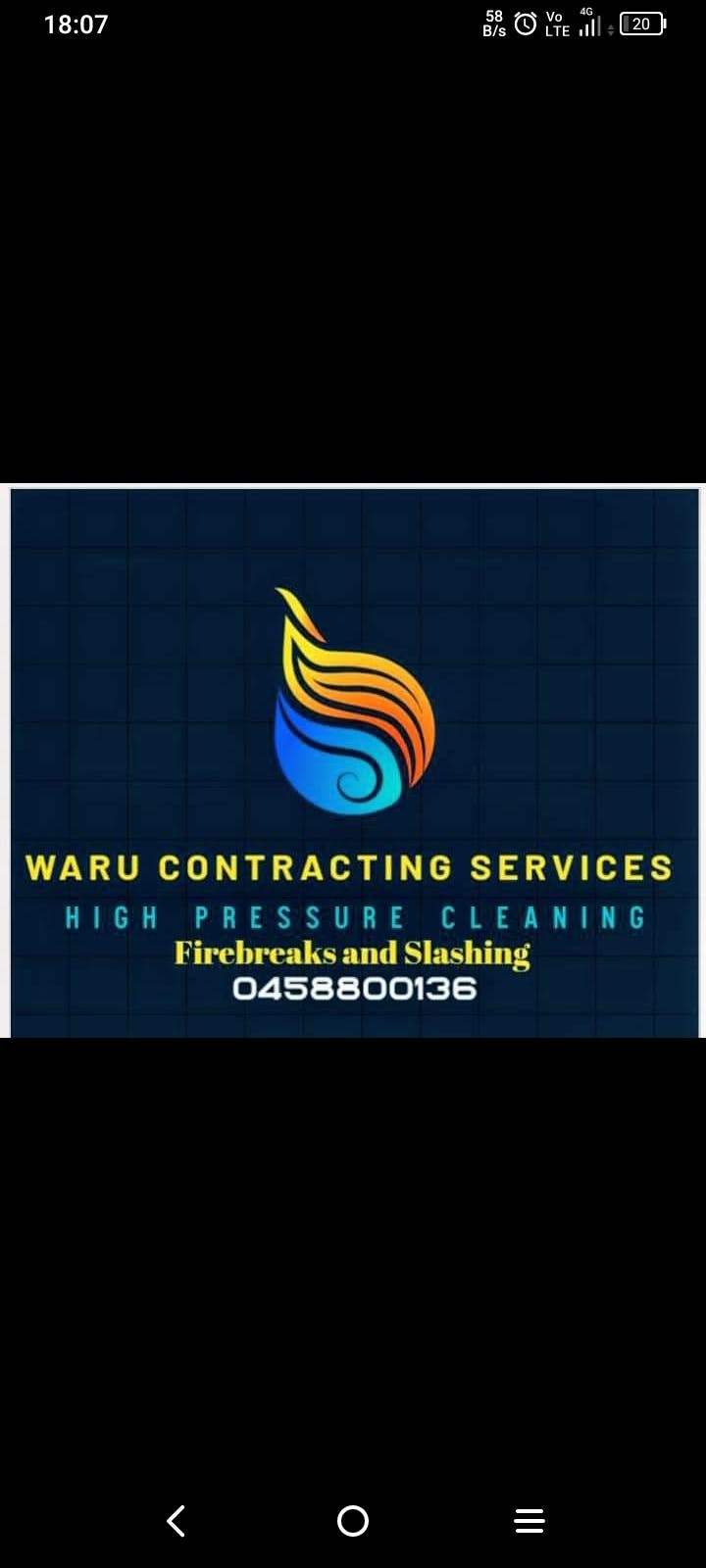 Logo of WARU CONTRACTING SERVICES
