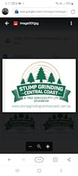 Logo of Stump Grinding Central COAST