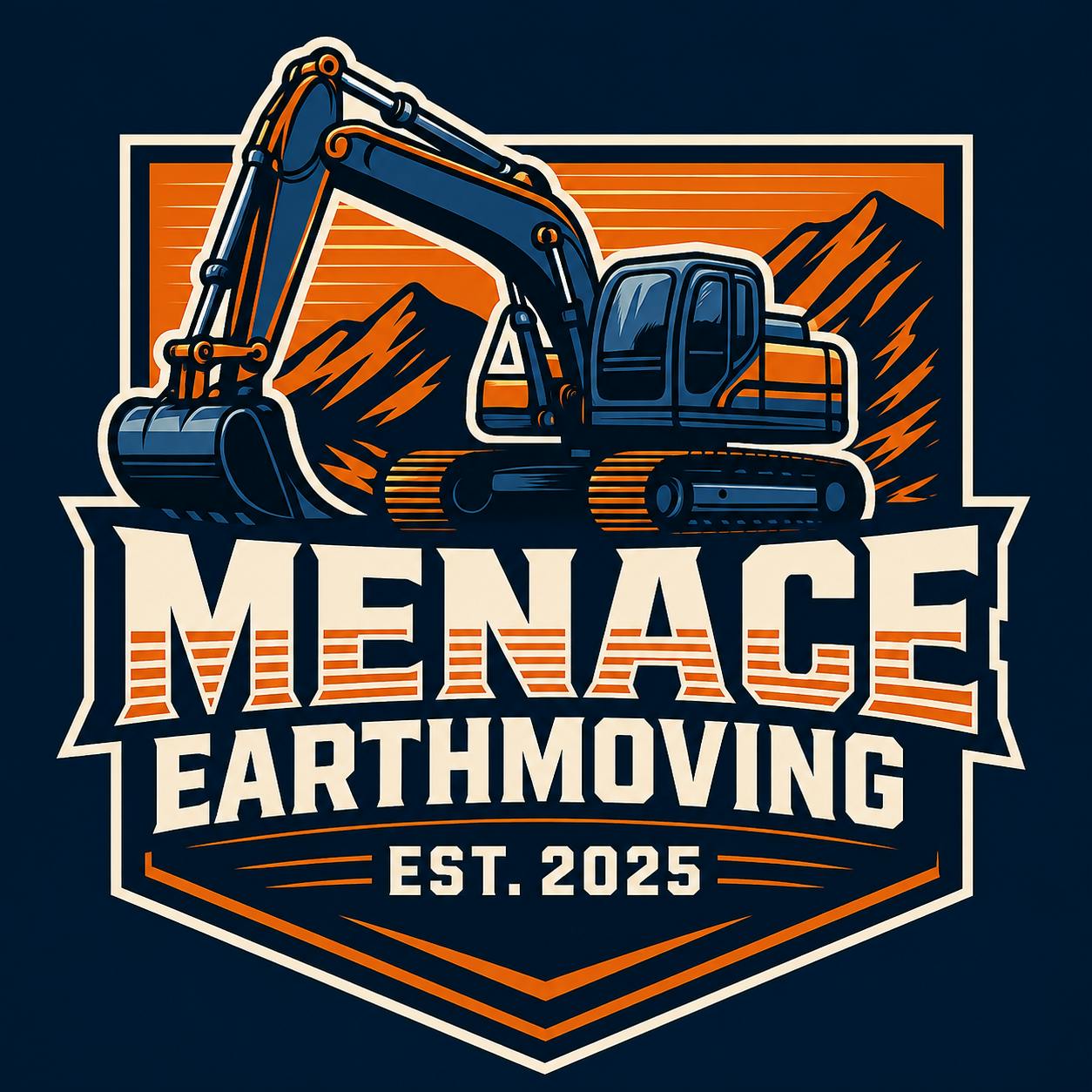 Logo of Menace Earthmoving