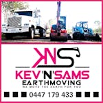 Logo of KEV'N'SAMS EARTHMOVING