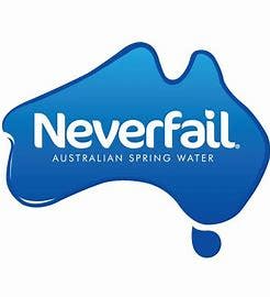 Logo of Neverfail Spring Water
