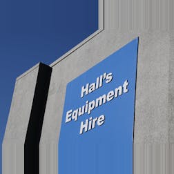 Logo of Hall's Equipment Hire