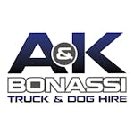 Logo of A & K Bonassi Truck & Dog Hire