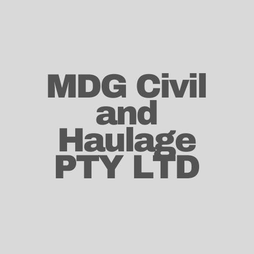 Logo of MDG Civil and Haulage PTY LTD