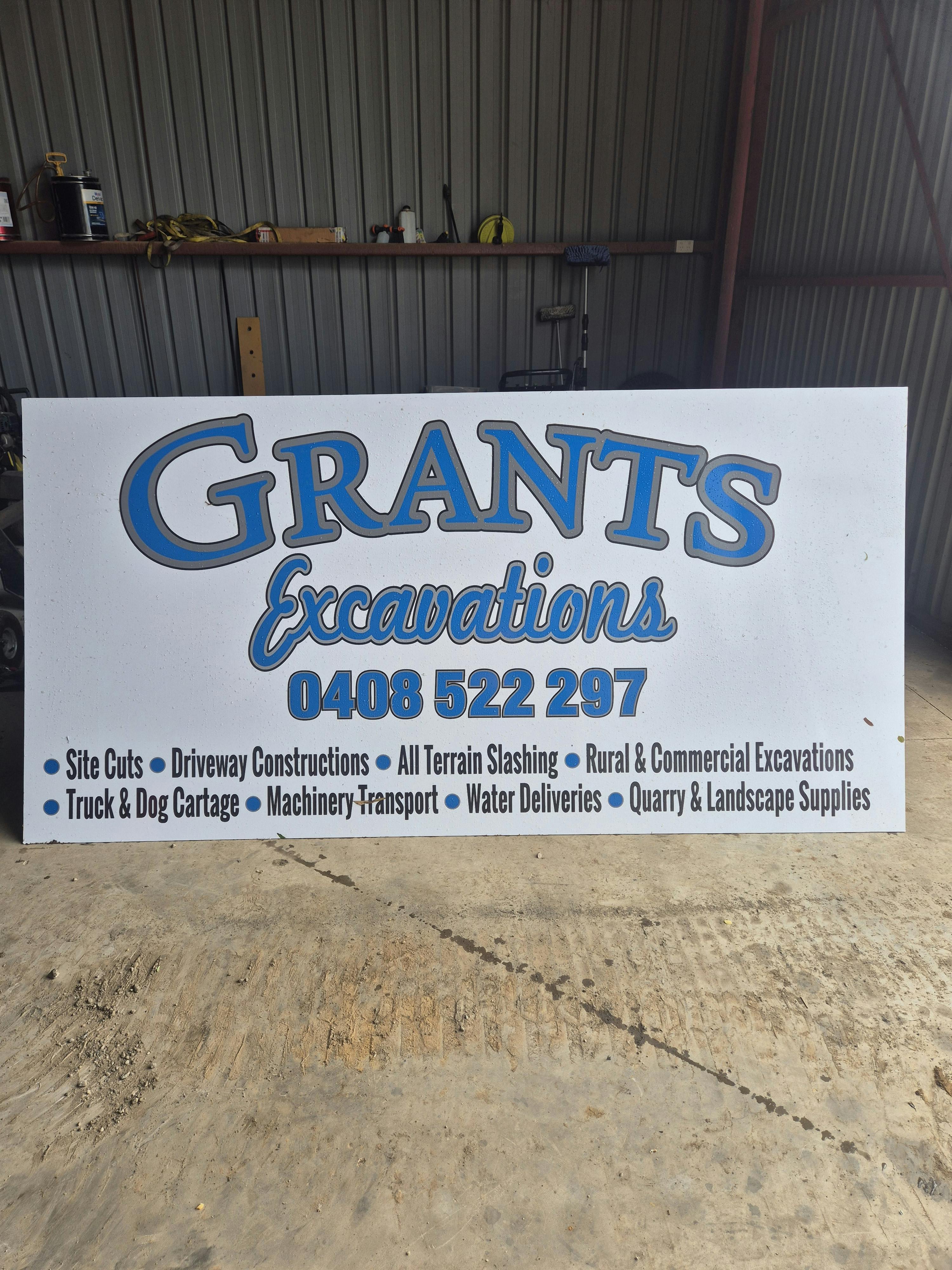 Logo of Grants Excavations