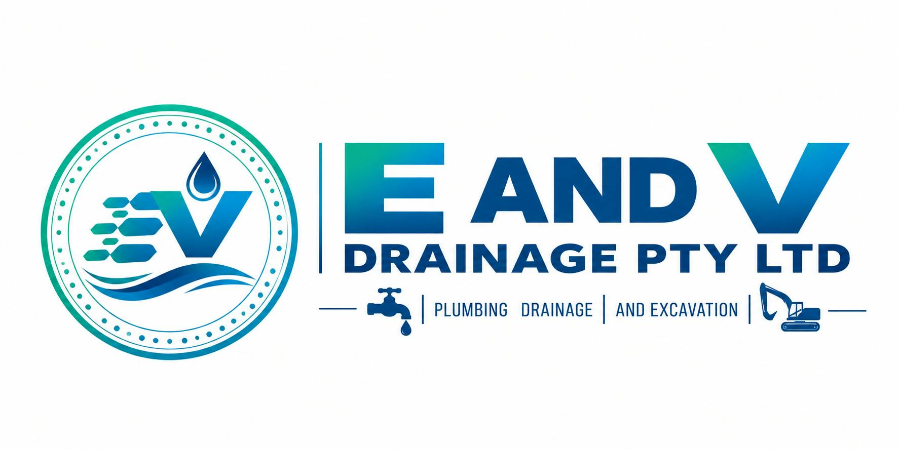 Logo of Eandv drainage pty ltd