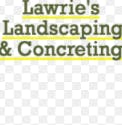 Logo of Lawrie's Landscaping & Concreting
