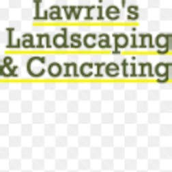 Logo of Lawrie's Landscaping & Concreting