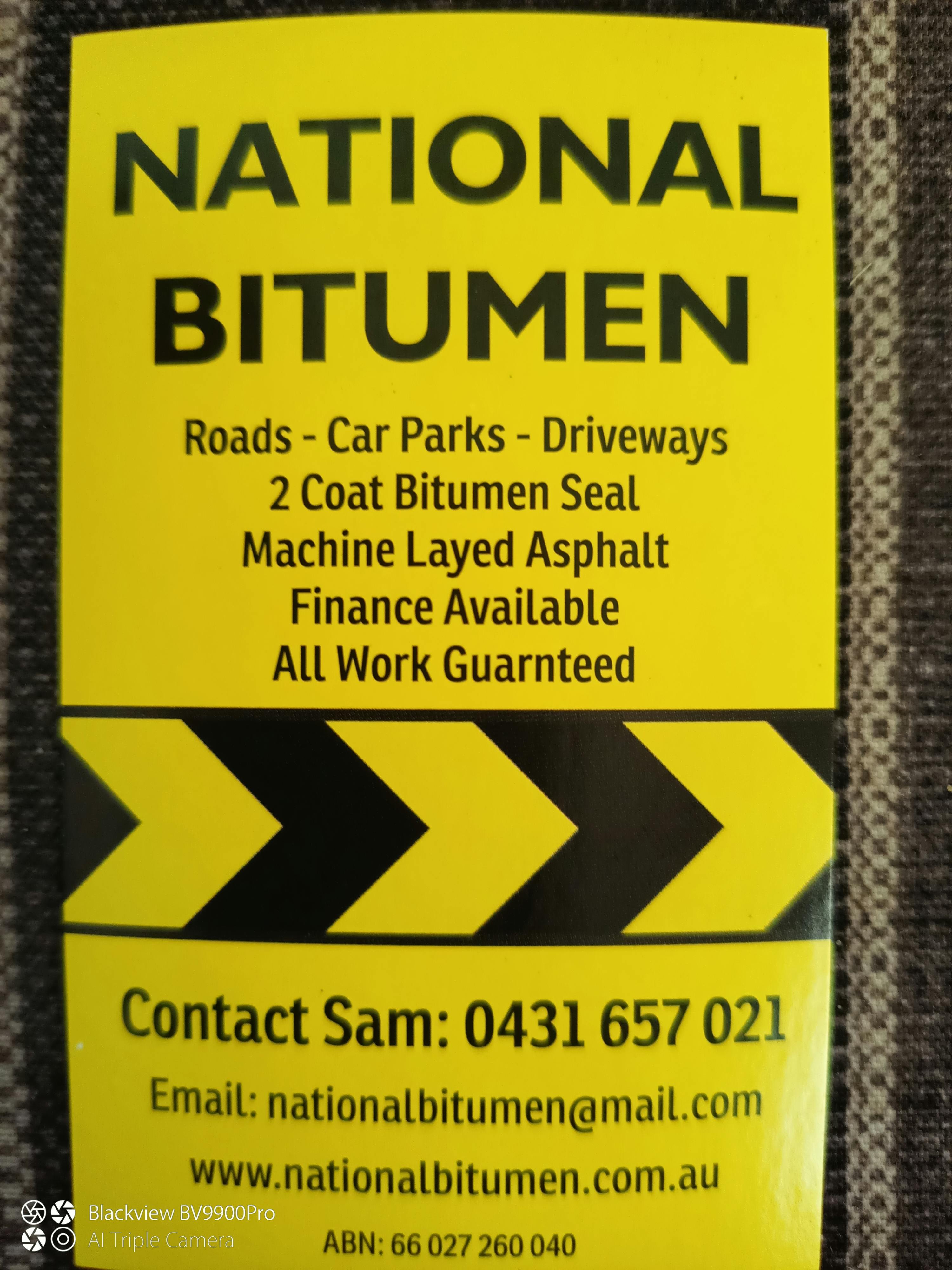 Logo of National Bitumen