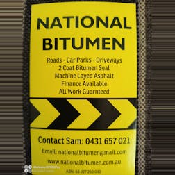 Logo of National Bitumen
