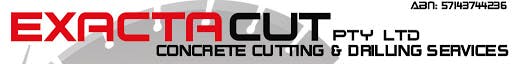 Logo of Exactacut Concrete Cutting & Drilling Services