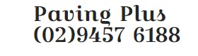 Logo of Paving Plus