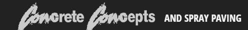 Logo of Concrete Concepts & Spray Paving