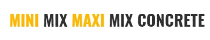 Logo of Mini-Mix Maxi-Mix Concrete