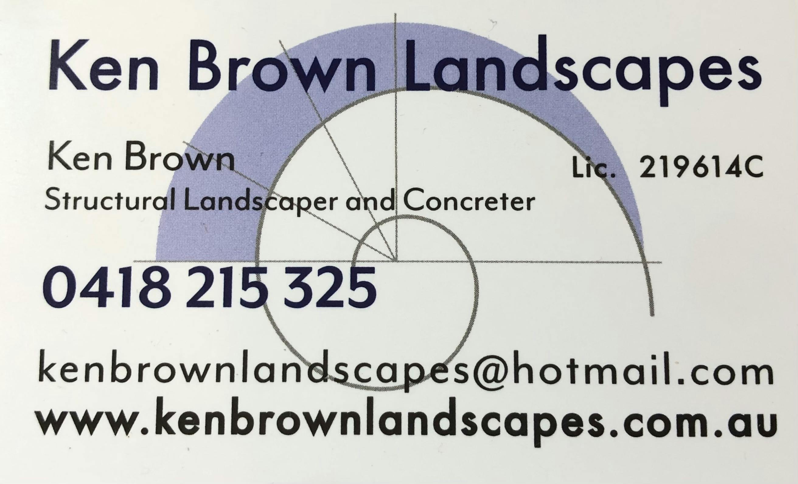 Logo of Ken Brown Landscapes