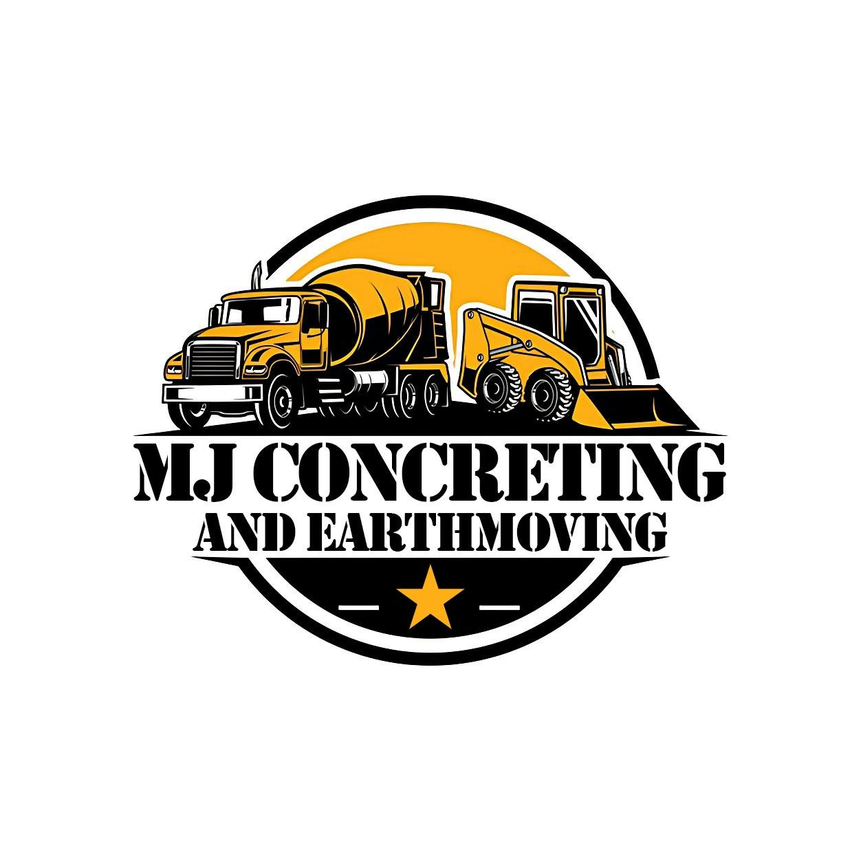Logo of MJ concreting